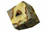 Wide, Polished Septarian Cube - Utah #169523-1